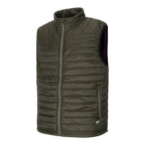 Kingston Rip-Stop Gilet - Olive/Merlot by Hoggs of Fife