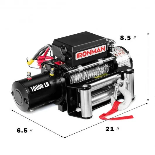 10000 lbs 12V Remote Control  Electric Recovery Winch