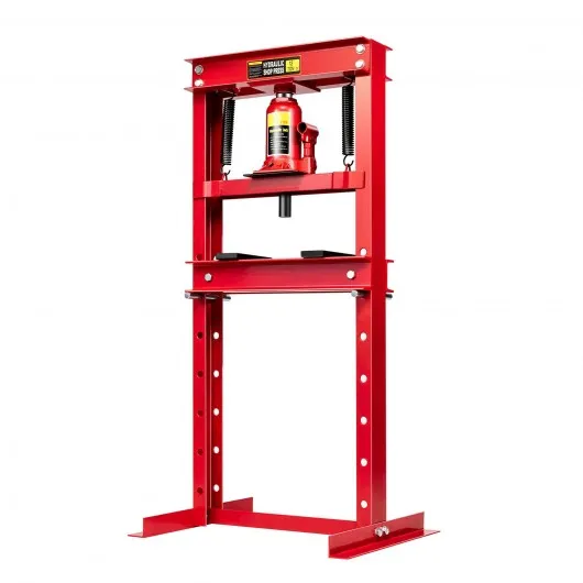 12-Ton H-Frame Plates Hydraulic Shop Press