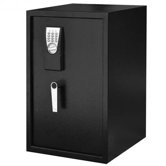 17"x15"x23" Digital Keypad Depository Safe Electronic Security Cash/Jewel Black