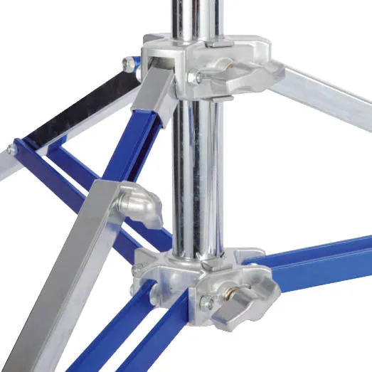 210cm Dual-Riser Stainless Steel Junior-Pin Combo Stand with Levelling Leg