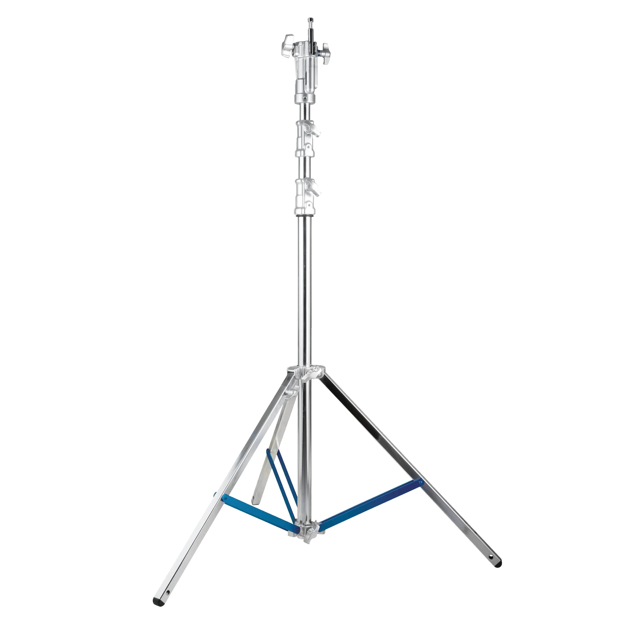 210cm Dual-Riser Stainless Steel Junior-Pin Combo Stand with Levelling Leg