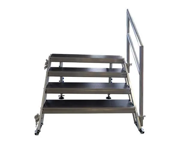 24" - 40" Tuffstage Stairs With Handrails