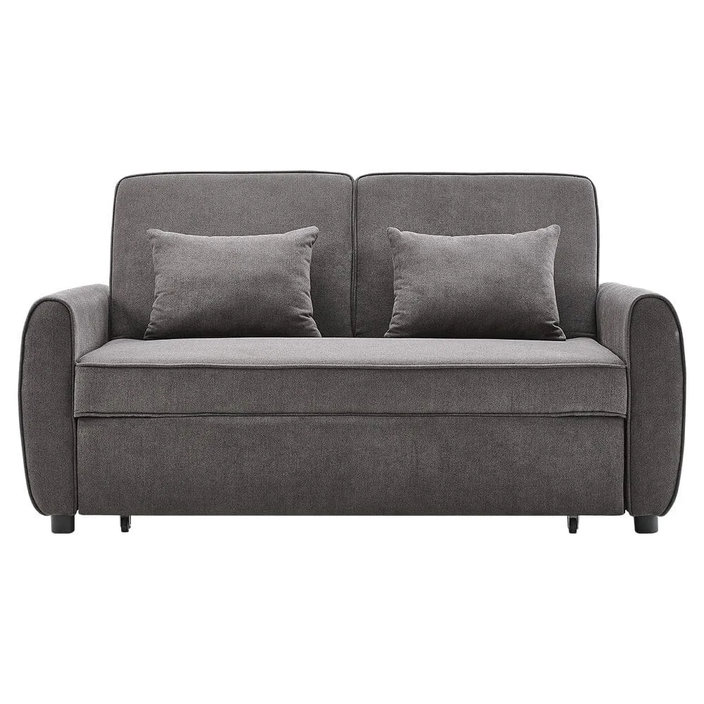 3 in 1 Grey Convertible Sofa Bed lounger 164cm Wide