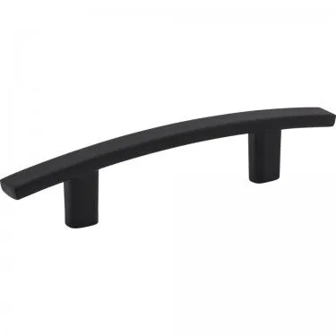 3" CENTER-TO-CENTER MATTE BLACK SQUARE THATCHER CABINET BAR PULL #859-3MB