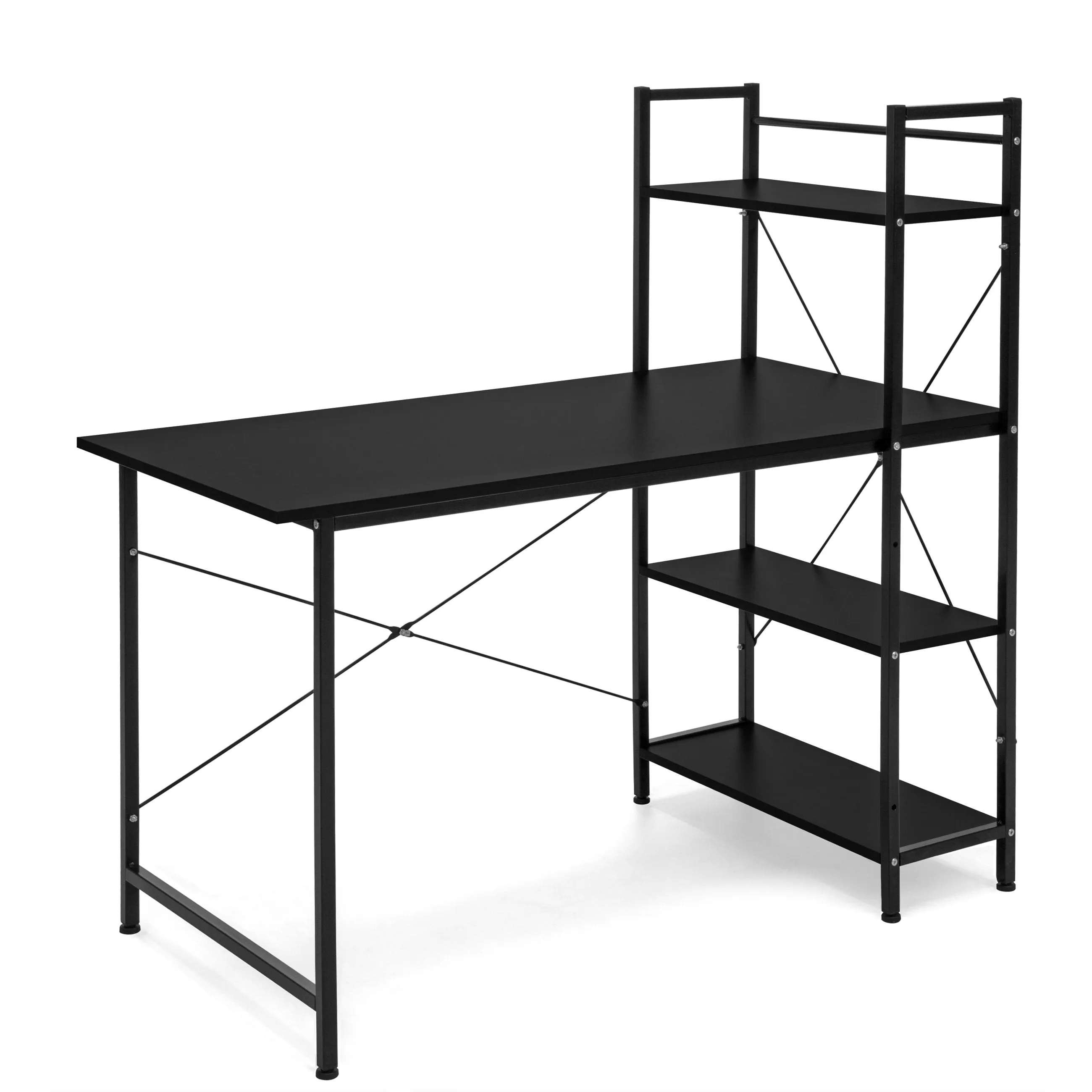 4-Tier Computer Desk Shelf Workstation