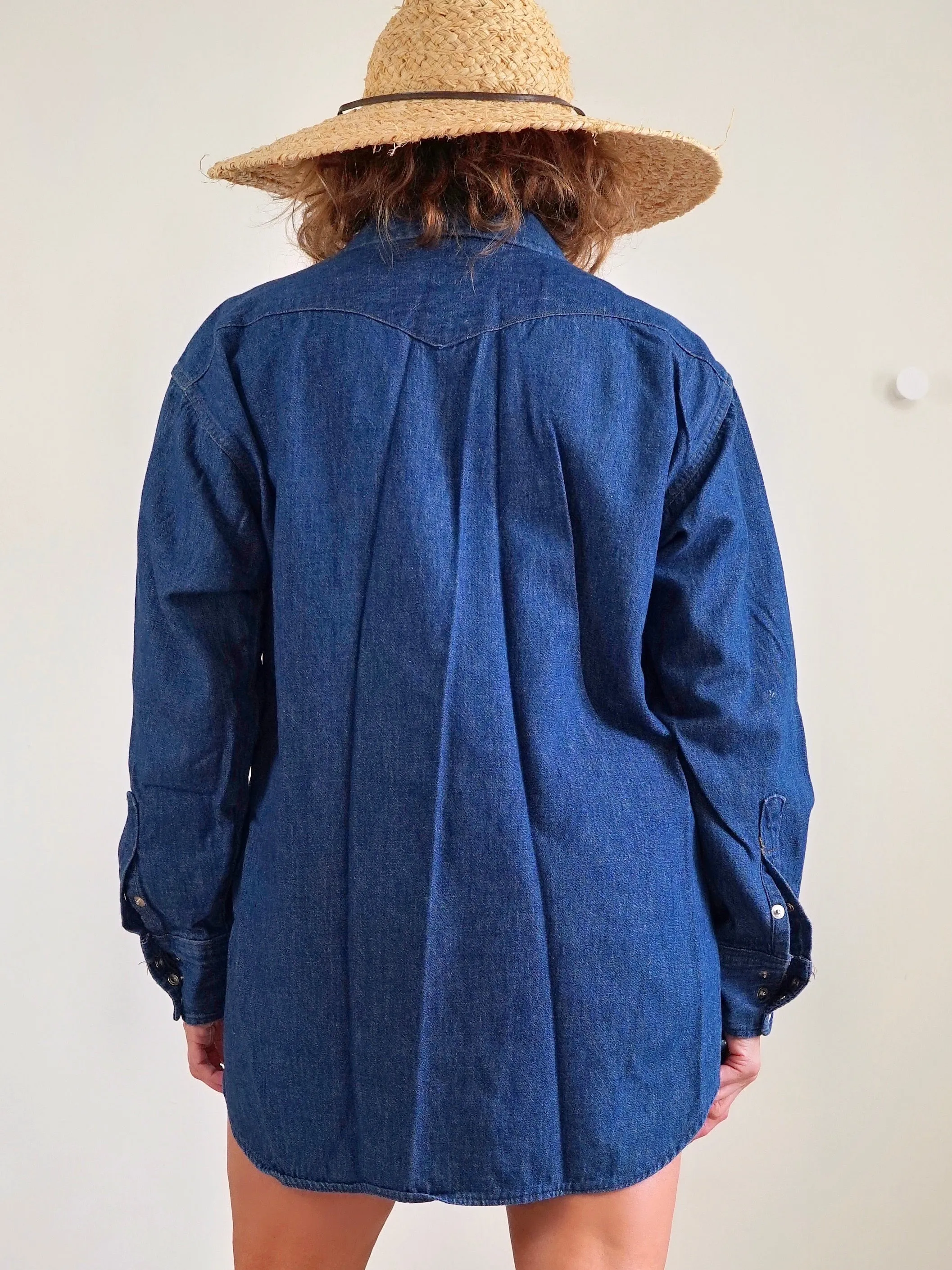 70's Wrangler Sanforized Denim Shirt