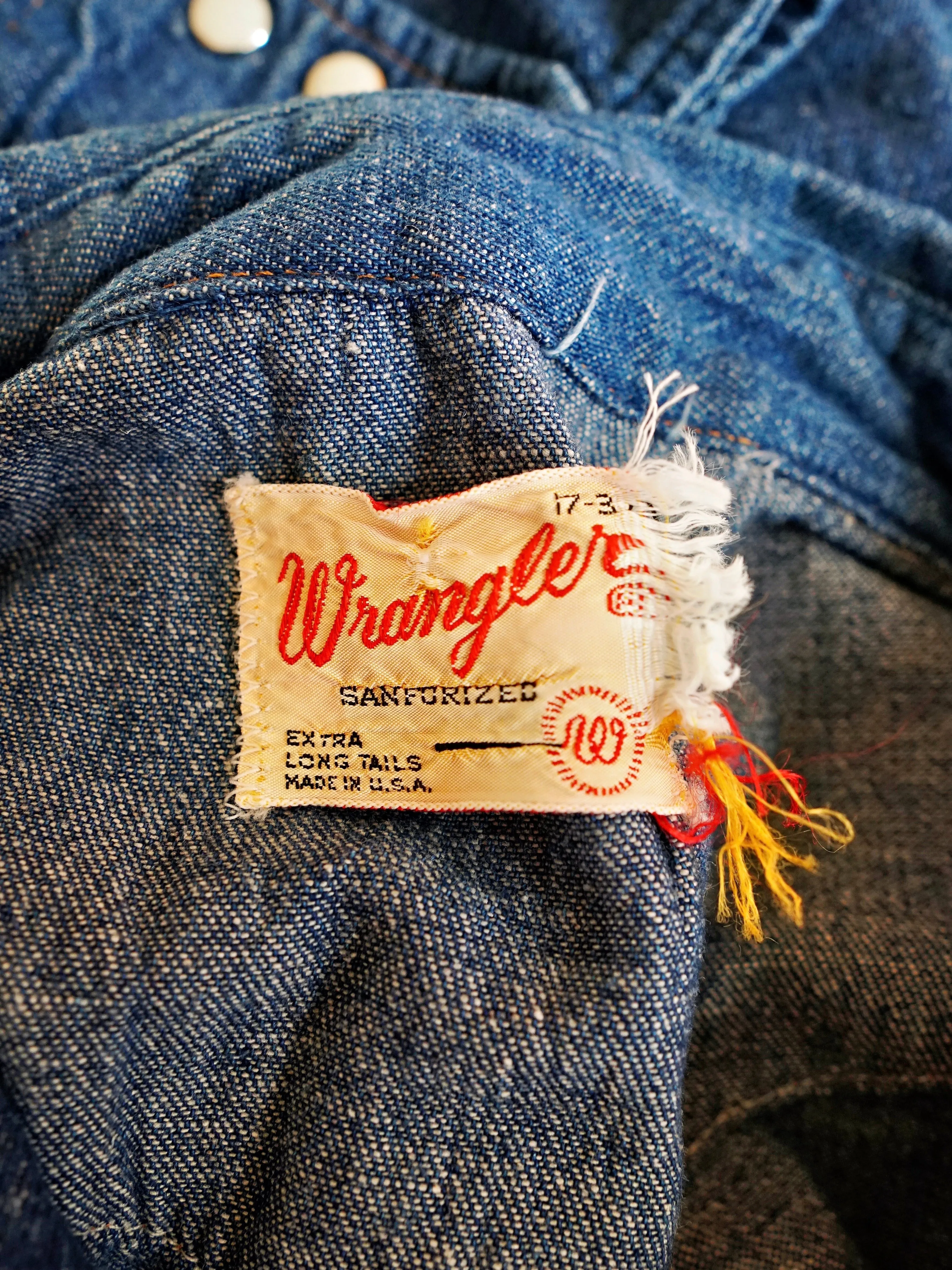 70's Wrangler Sanforized Denim Shirt