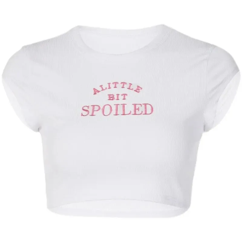 A Little Bit Spoiled Crop Top