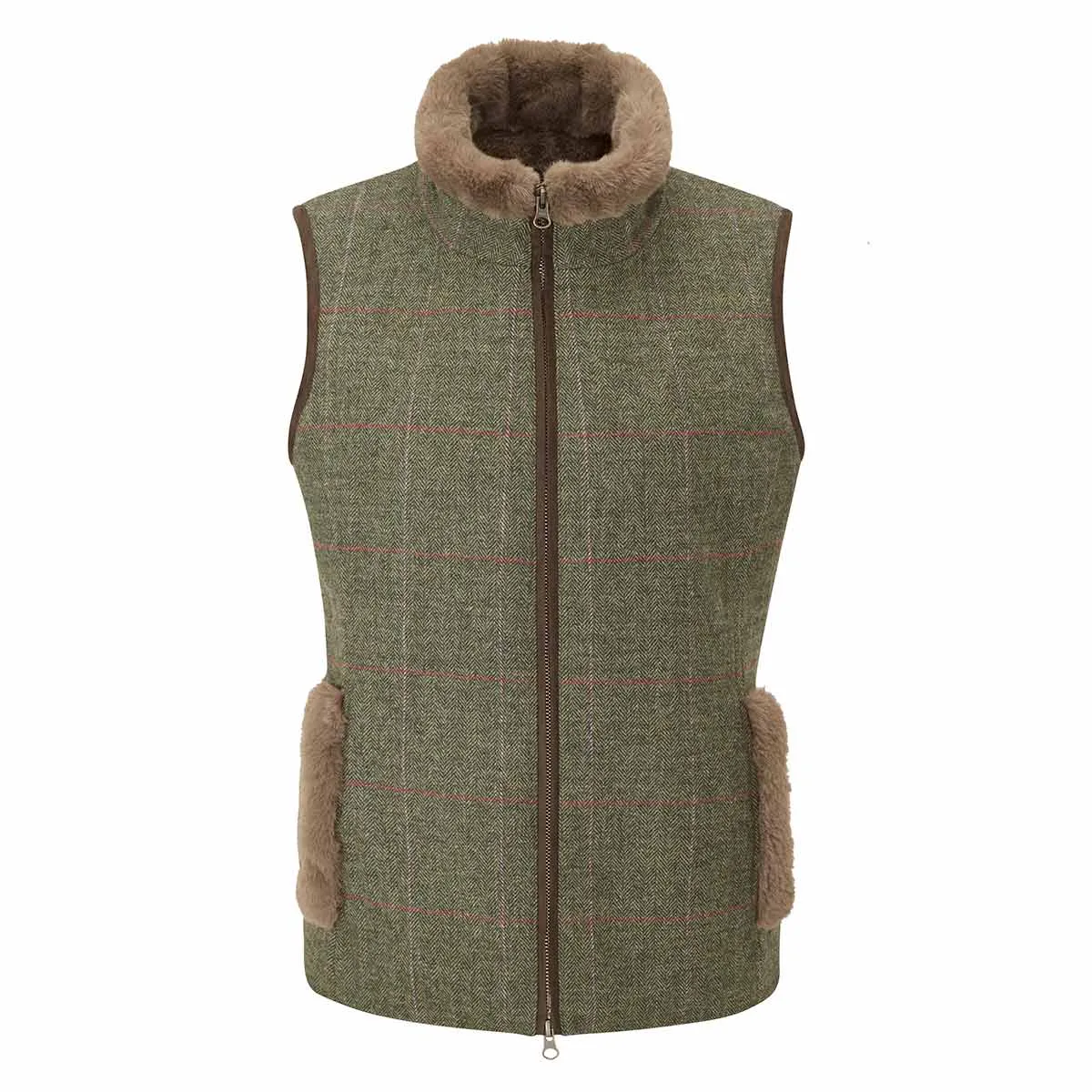 Alan Paine Combrook Ladies Tweed Gilet