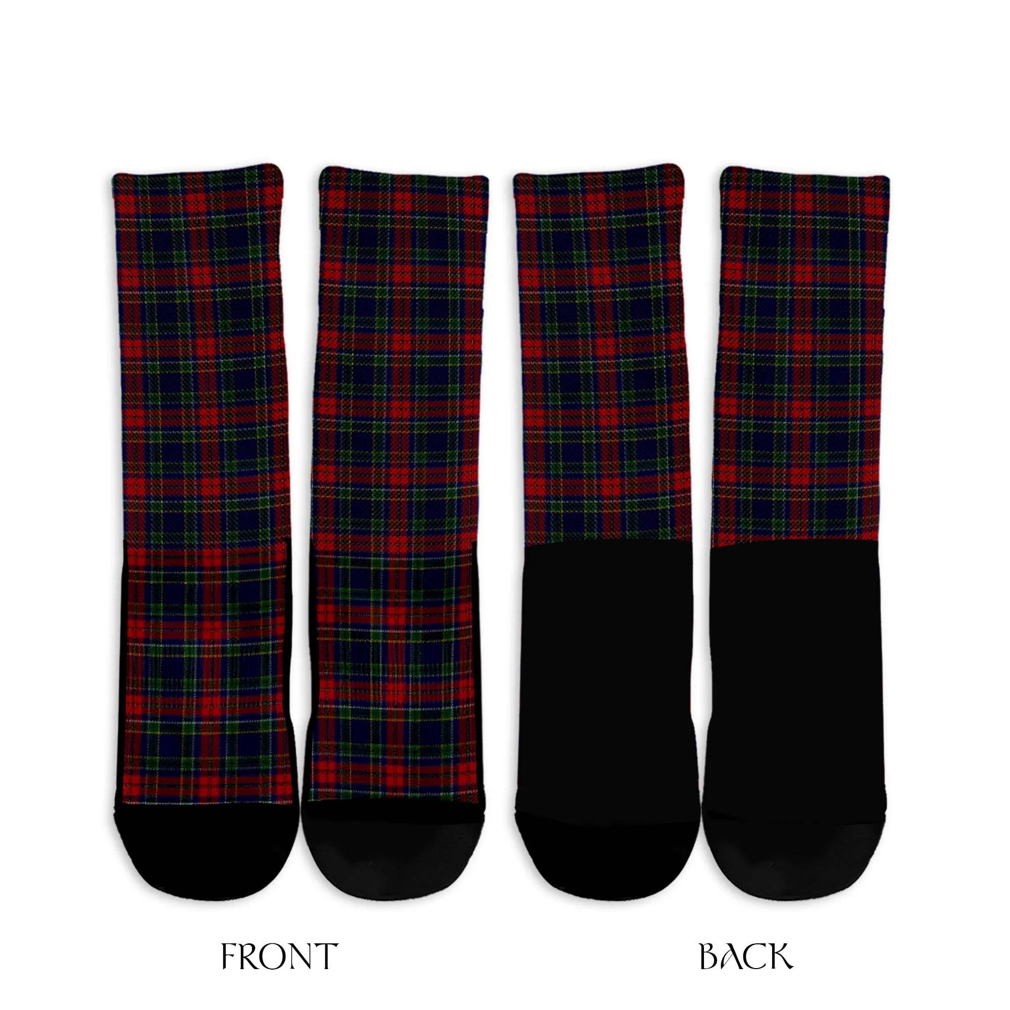 Allison Red Tartan Crew Socks