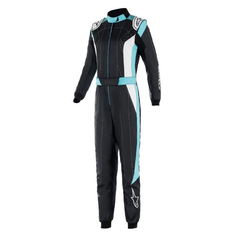 Alpinestars Stella GP Pro Comp v2 Suit - Black/Turquoise/White