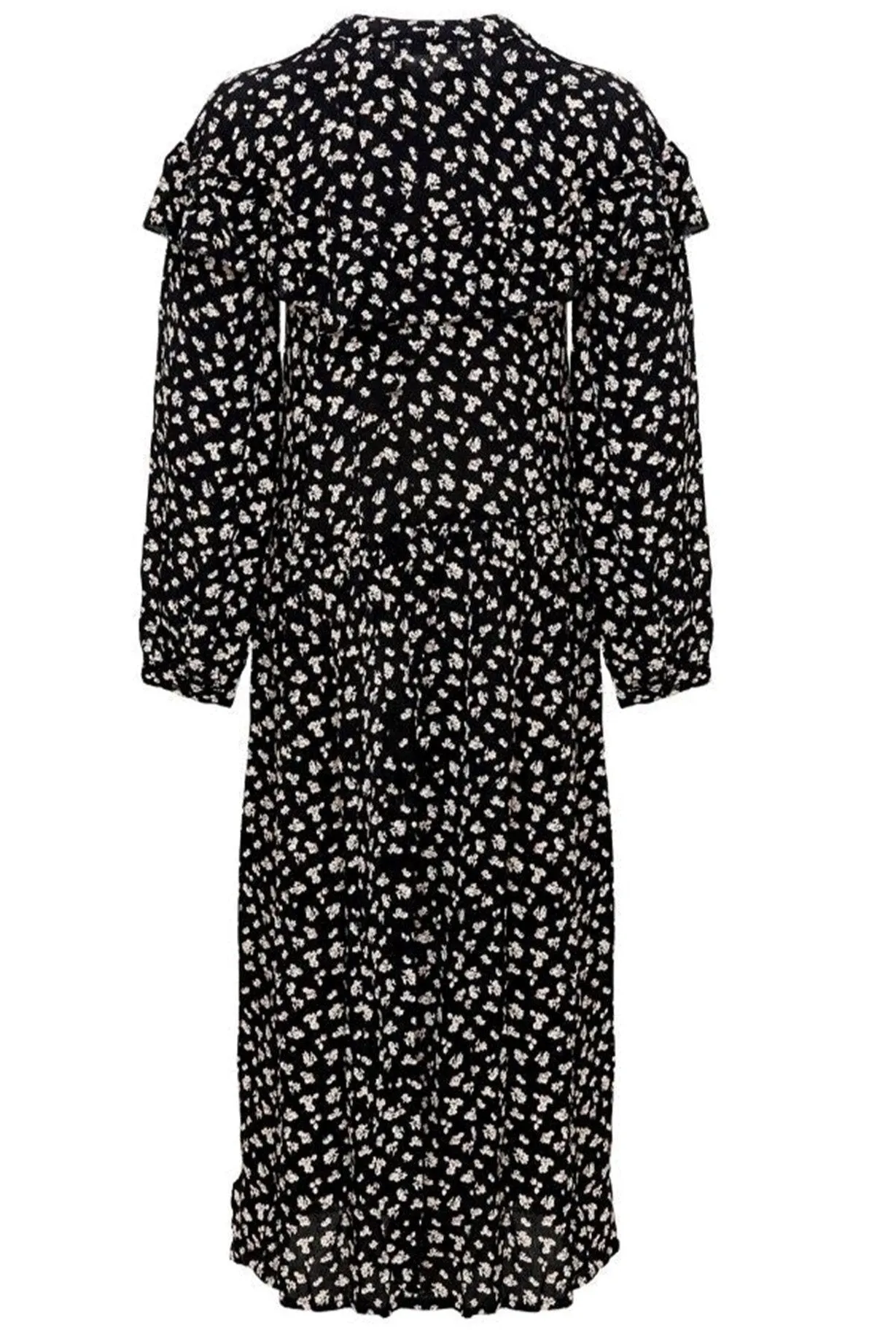 Amelia dress - Black flowered