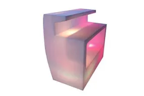 Bar, LED Lit Polyethylene Rectangular