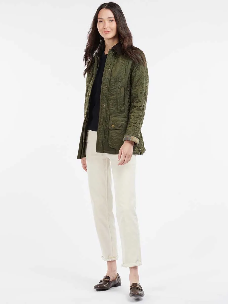 BARBOUR Beadnell Polarquilt Jacket - Women's - Olive