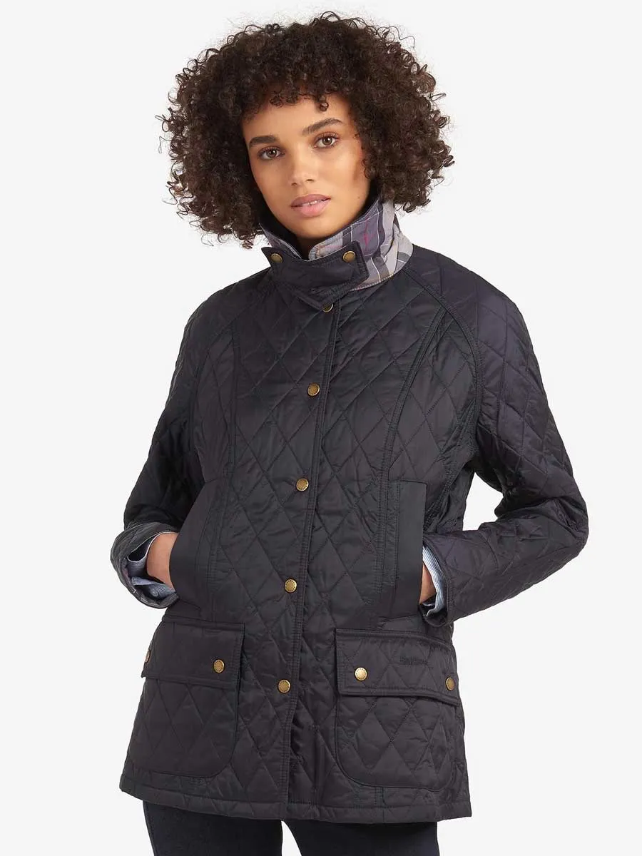 BARBOUR Beadnell Quilted Jacket - Women's - Navy