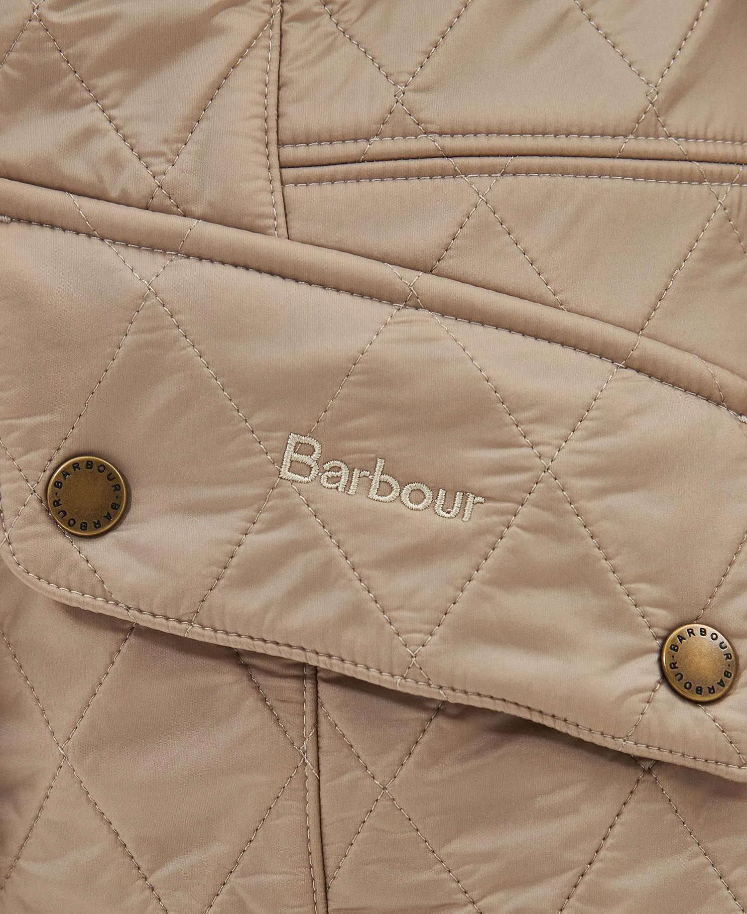 Barbour Cavalry Polarquilt Jacket - Light Fawn