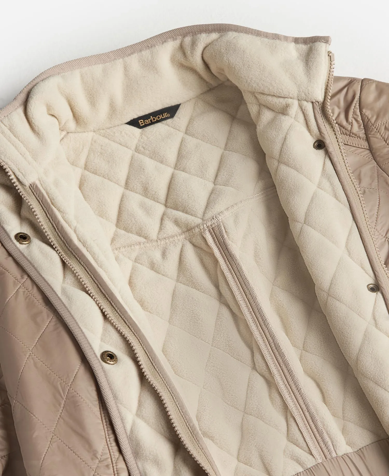 Barbour Cavalry Polarquilt Jacket - Light Fawn