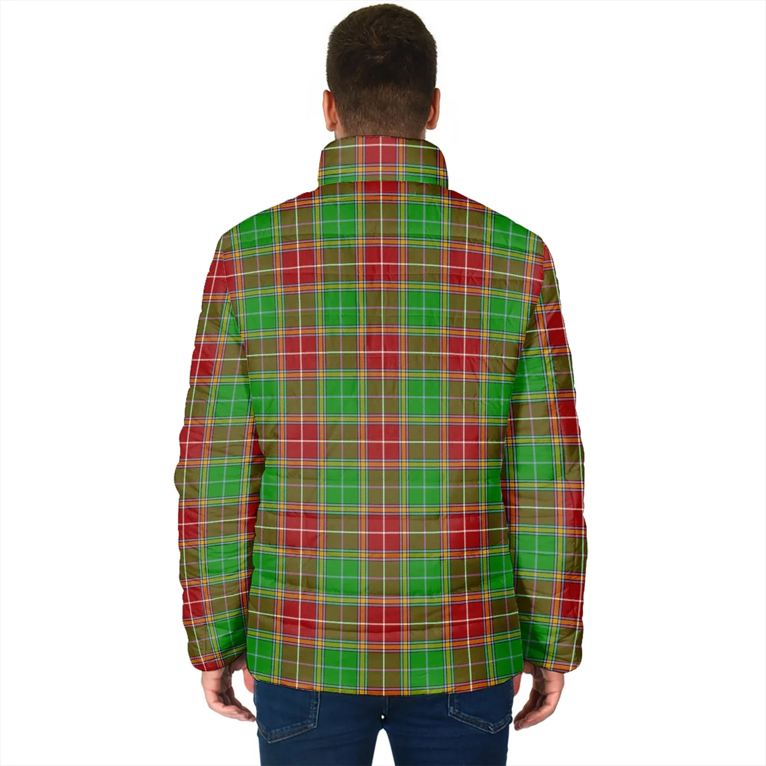 Baxter Modern Tartan Padded Jacket with Family Crest