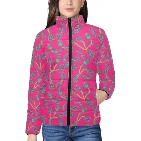 Beaded Lemonade Women's Stand Collar Padded Jacket