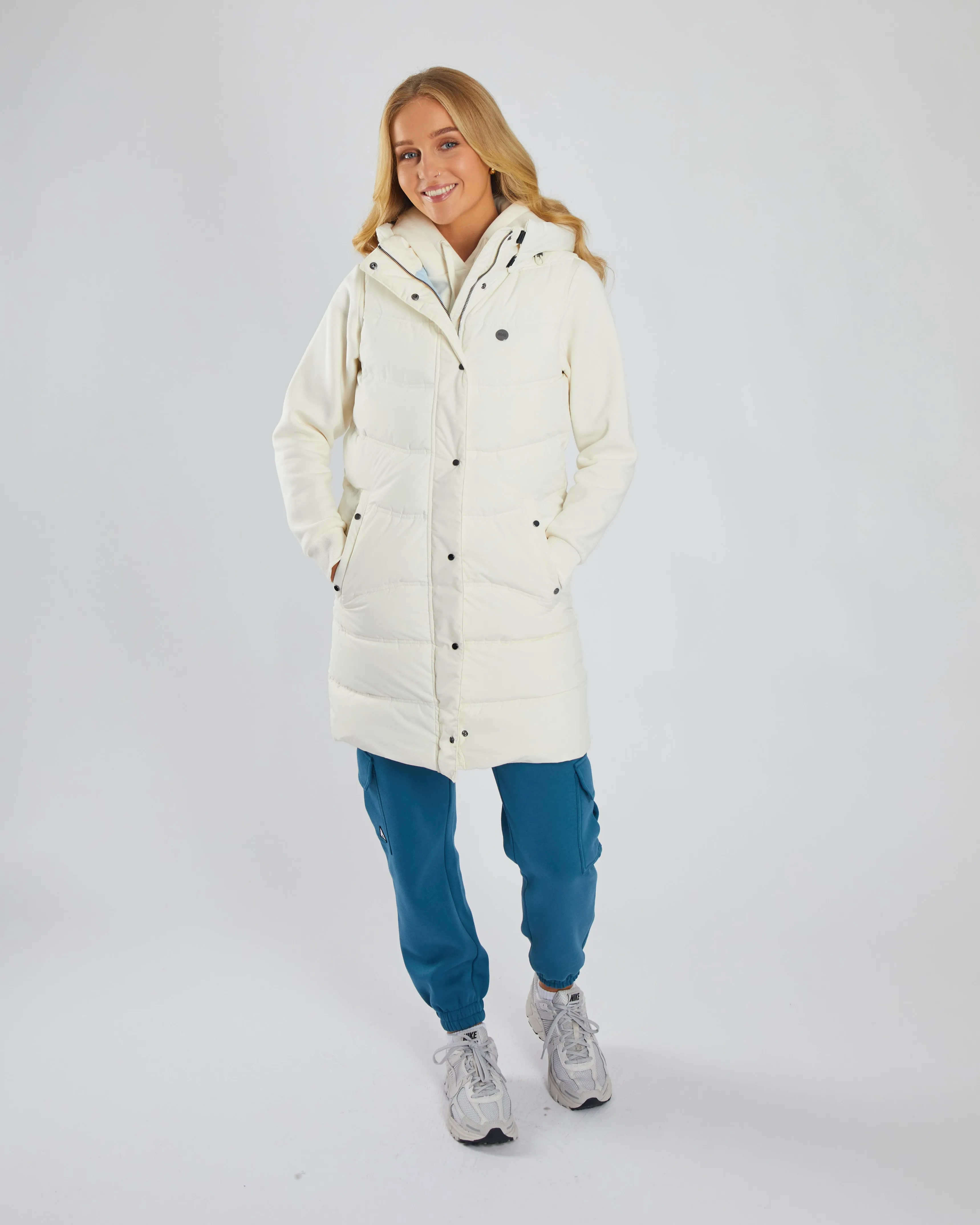 Bena Gilet Powder White