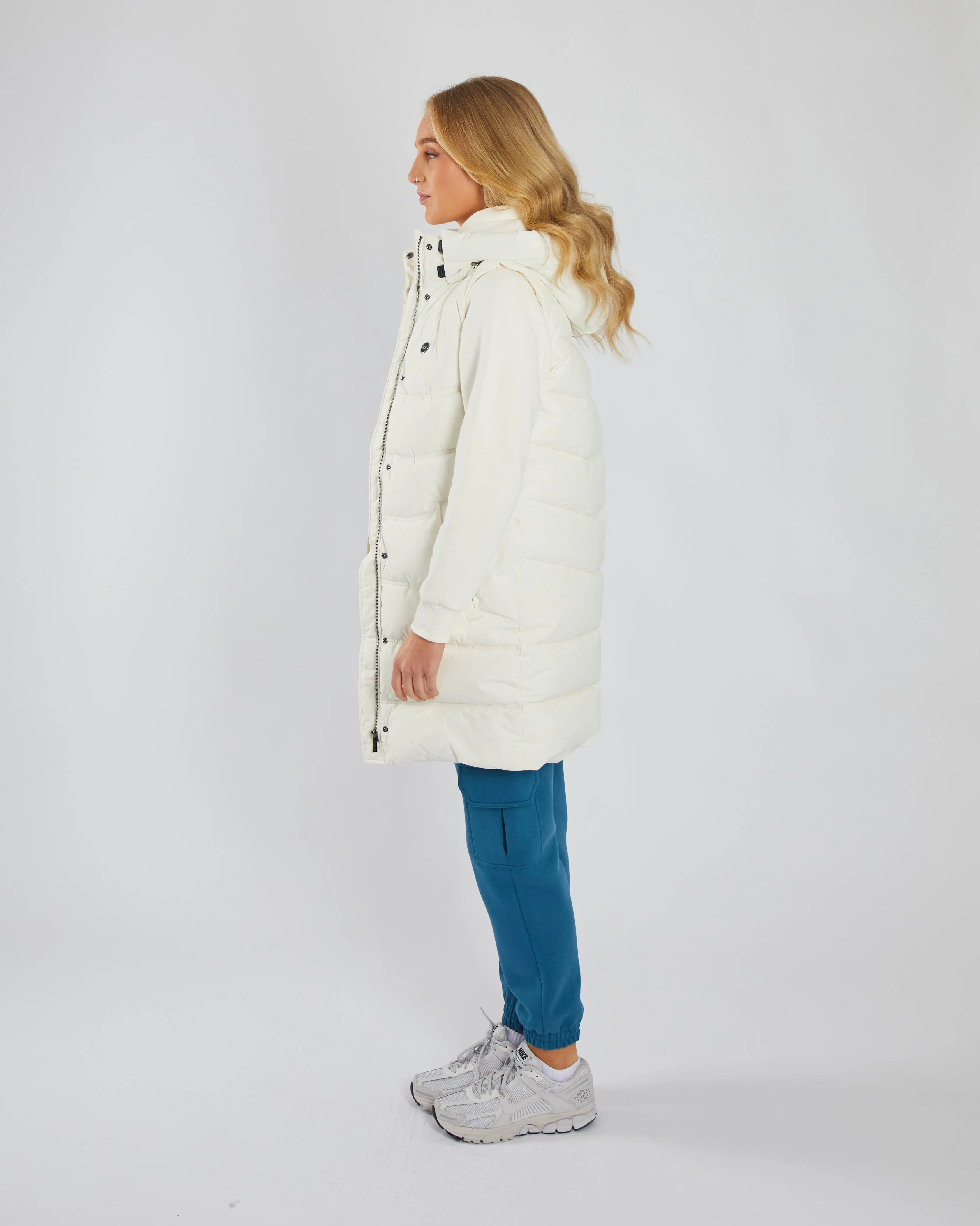 Bena Gilet Powder White