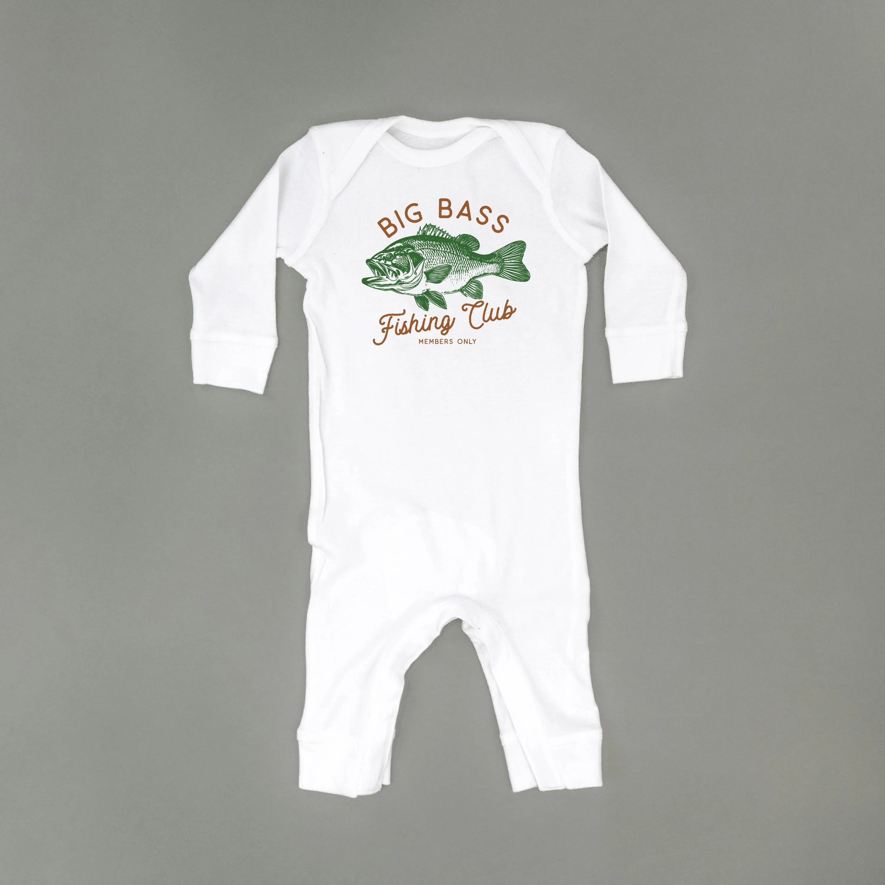 Big Bass Fishing Club - One Piece Baby Sleeper