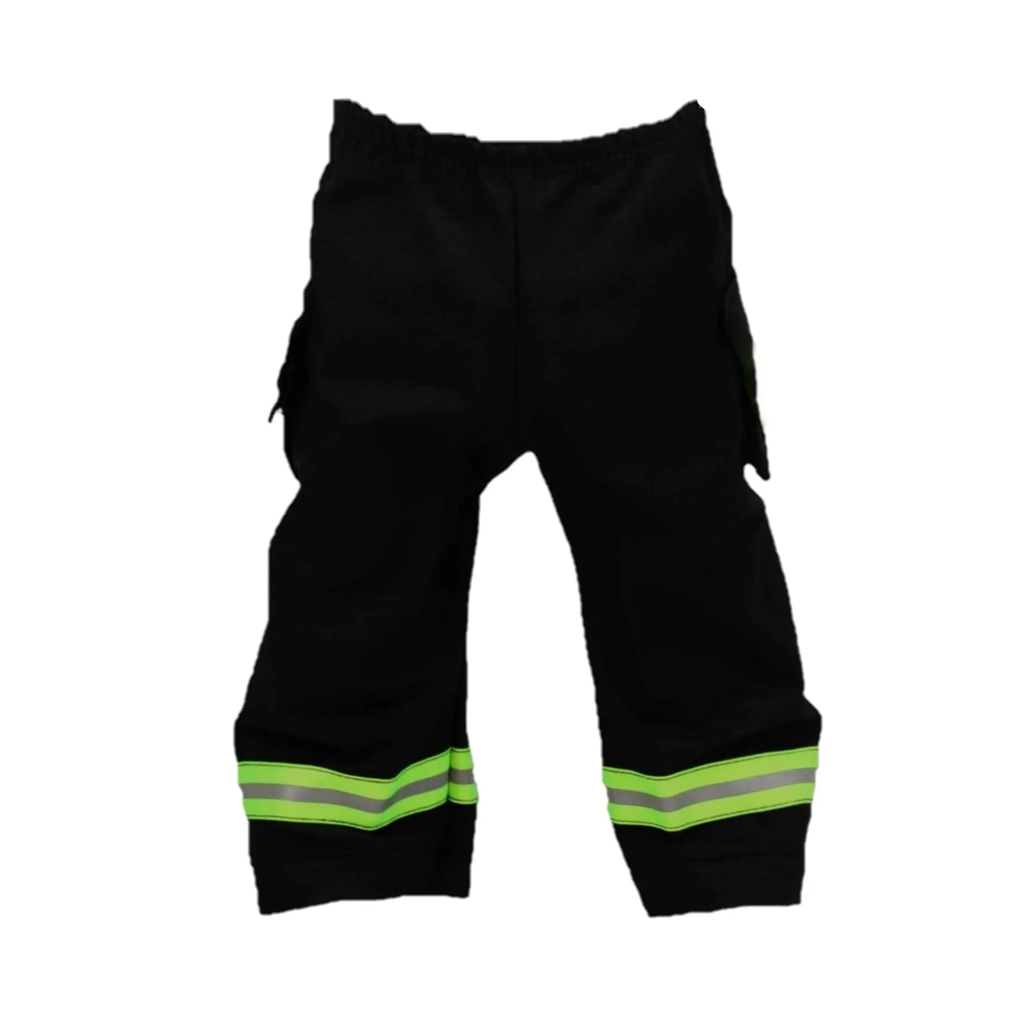 BIRTHDAY Firefighter Personalized BLACK 2PC Baby Outfit