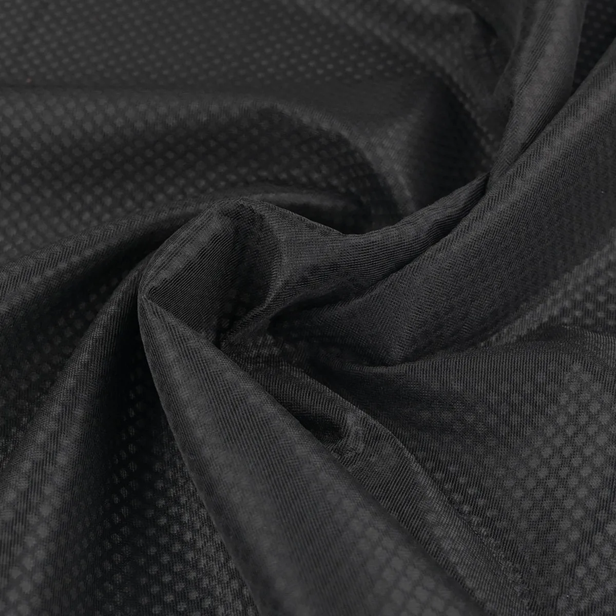 Black Punctured Mesh Kit Fabric 97775