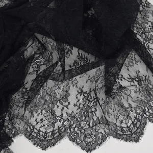 Black Scallop Lace 2301