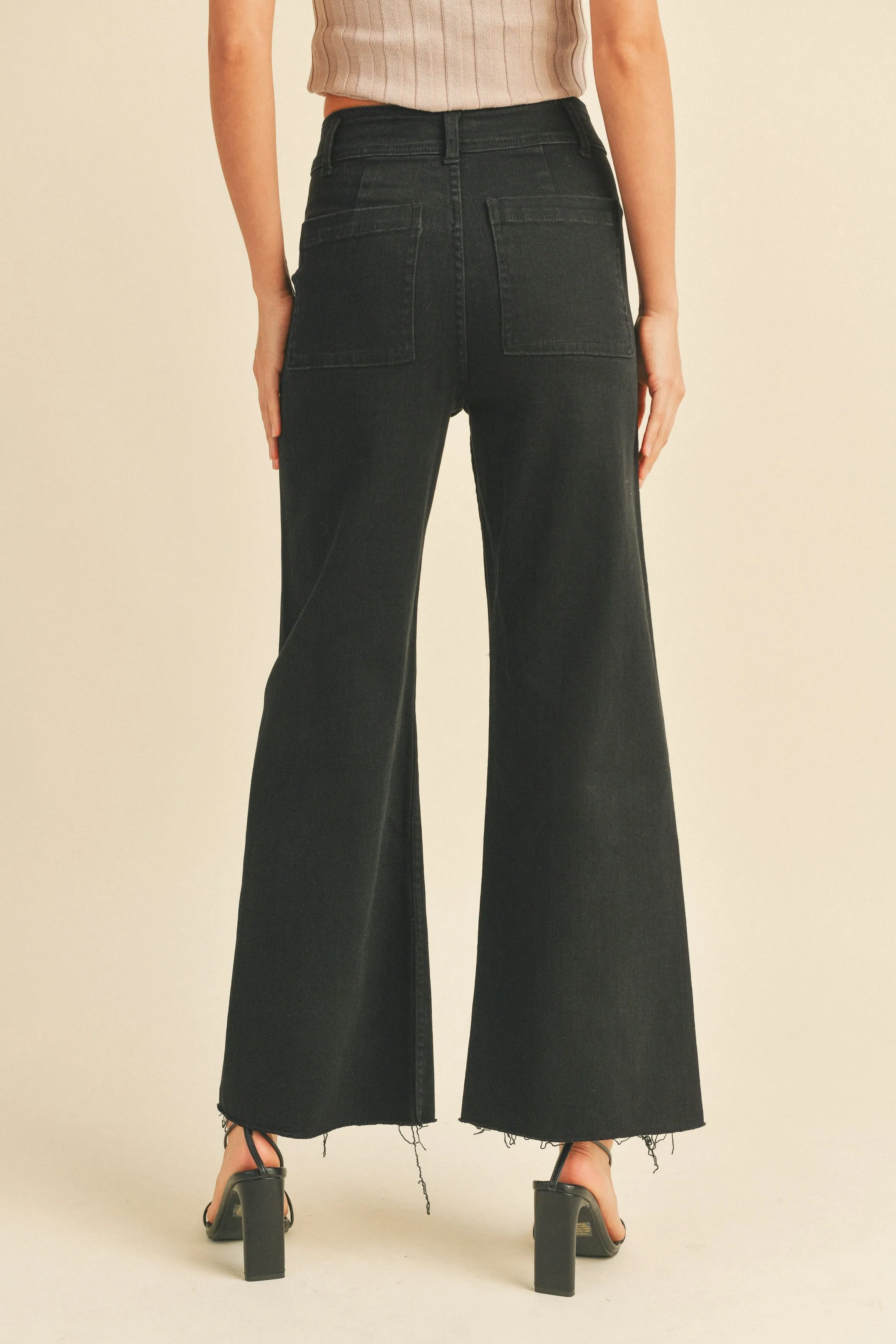 Black Wide Leg Jeans