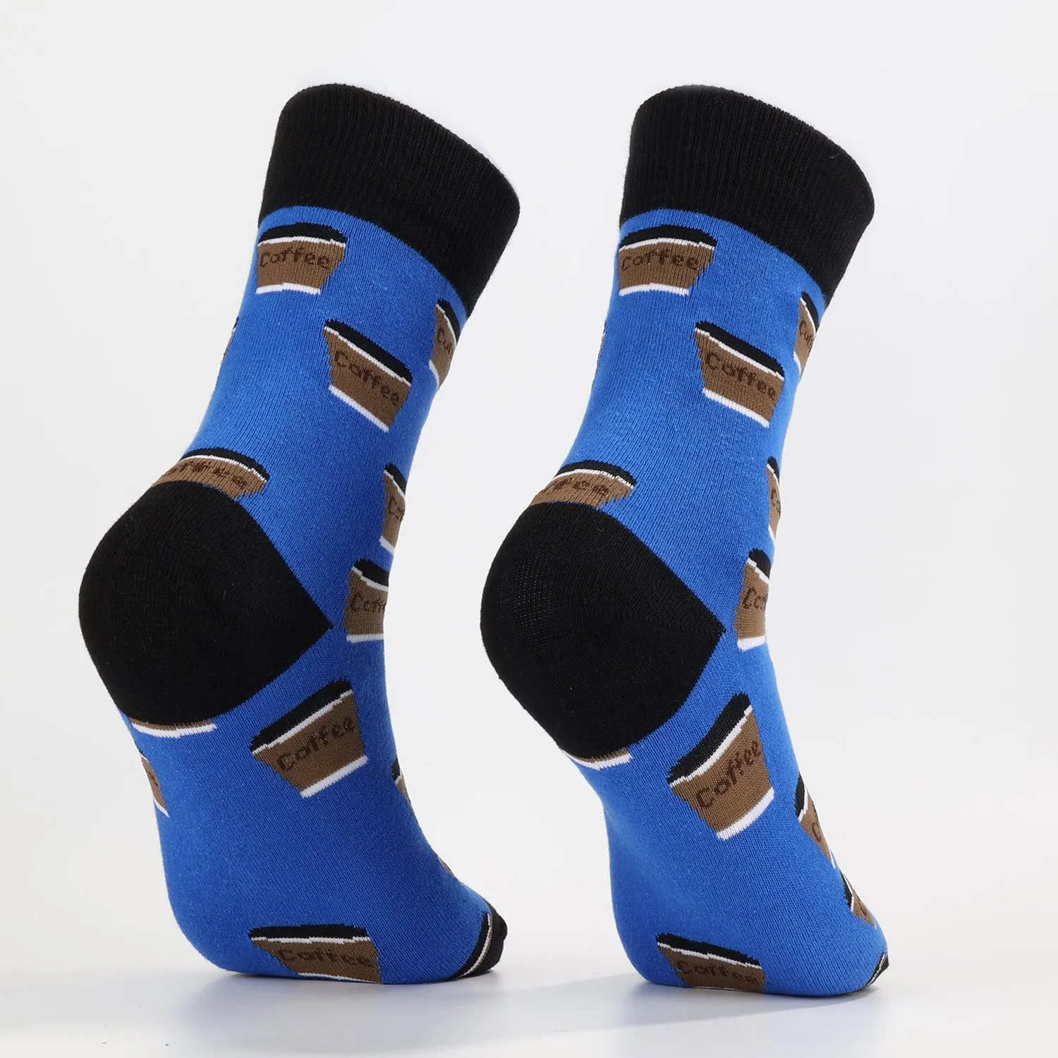 Blue Coffee Socks