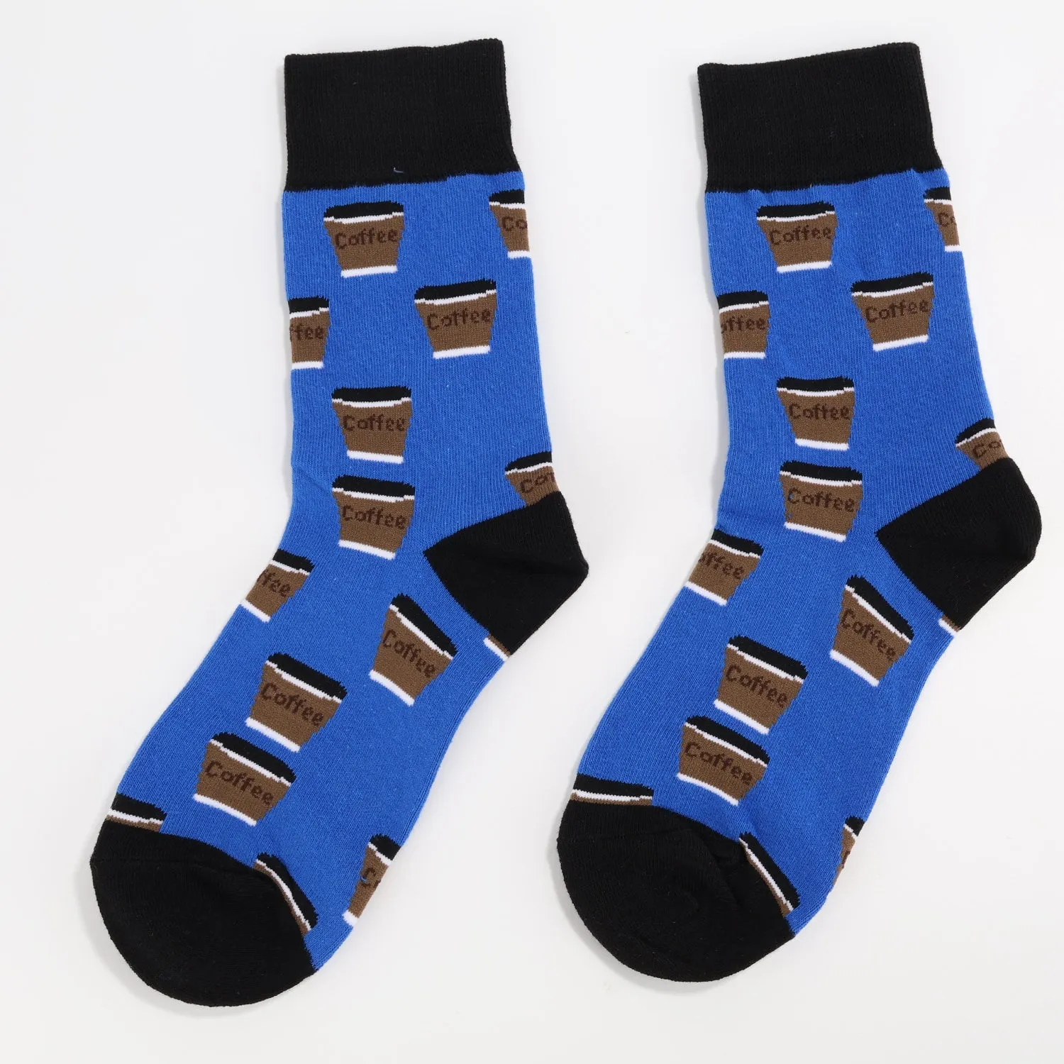 Blue Coffee Socks