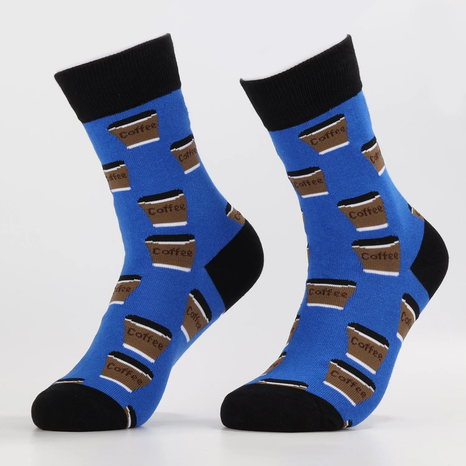 Blue Coffee Socks