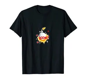 Boom! Cartoon Comic Design Gift Tee