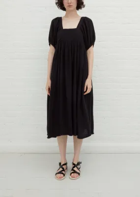 Brigitte Puff Sleeve Midi Dress