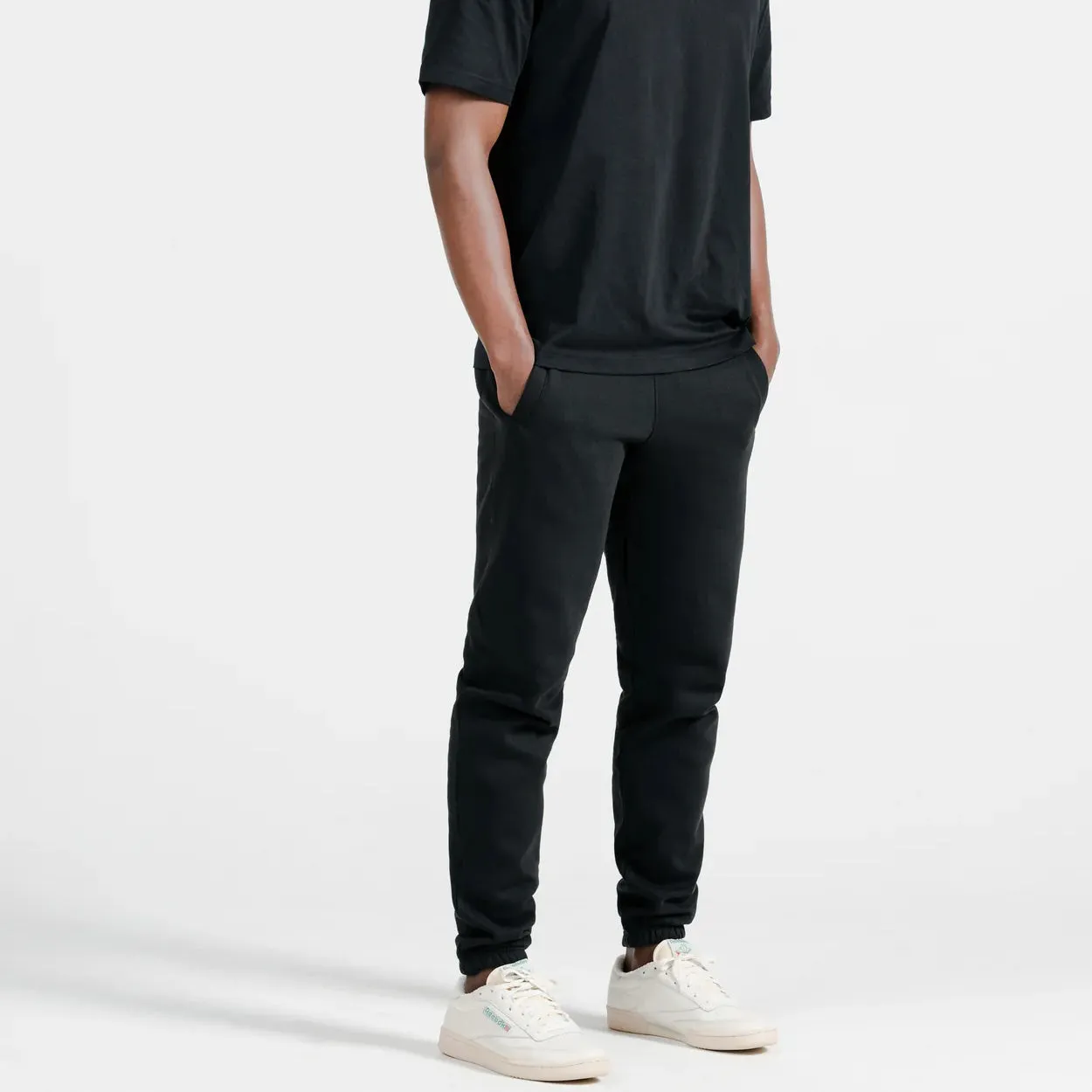 BRJ   PARK AVE.- Organic Pima jogger //  BLACK -  Luxury Jogger