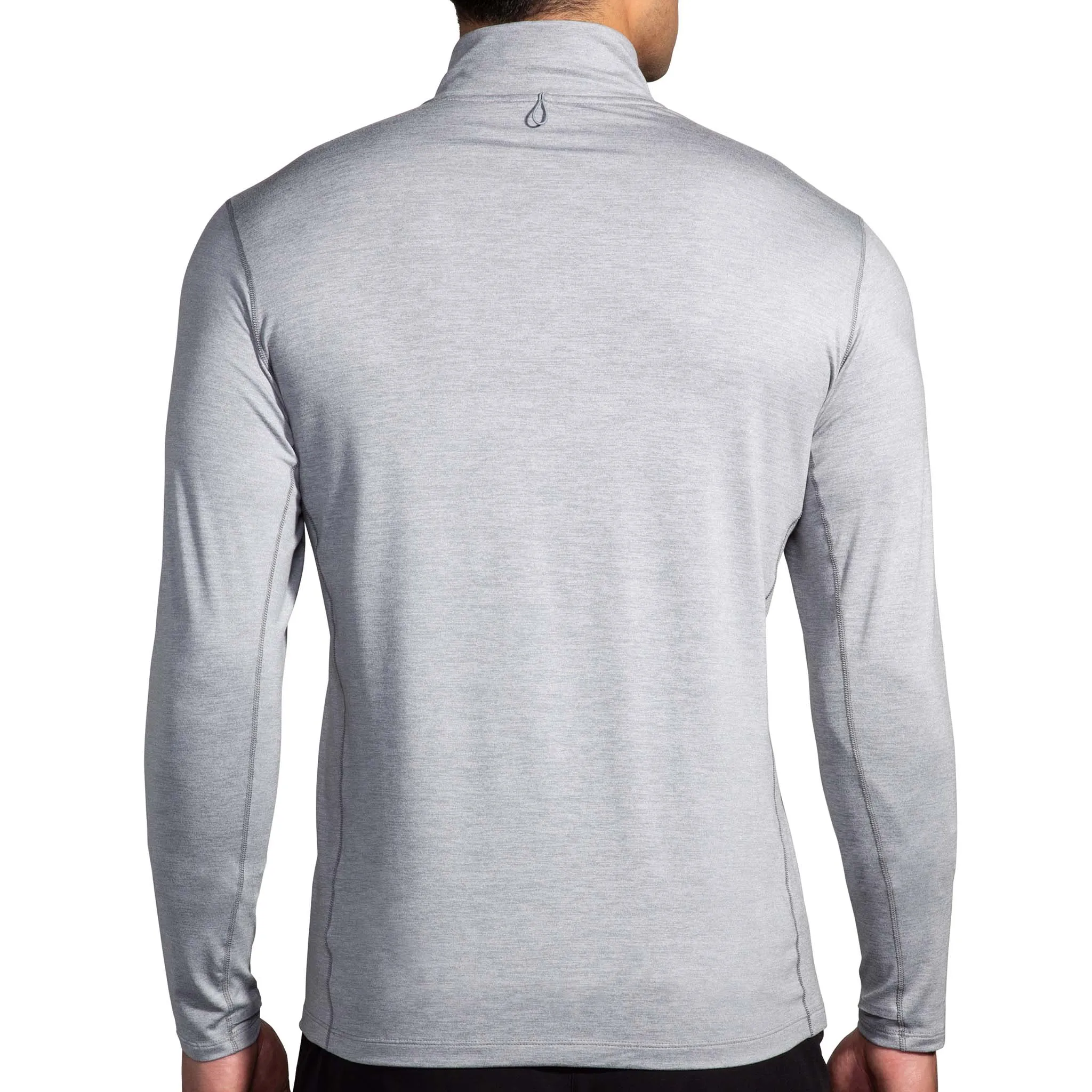 Brooks | Men's Dash 1/2 Zip 2.0 - Heather Stone