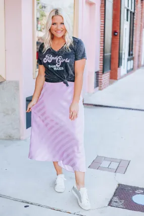 Brooks Midi Skirt - Lilac