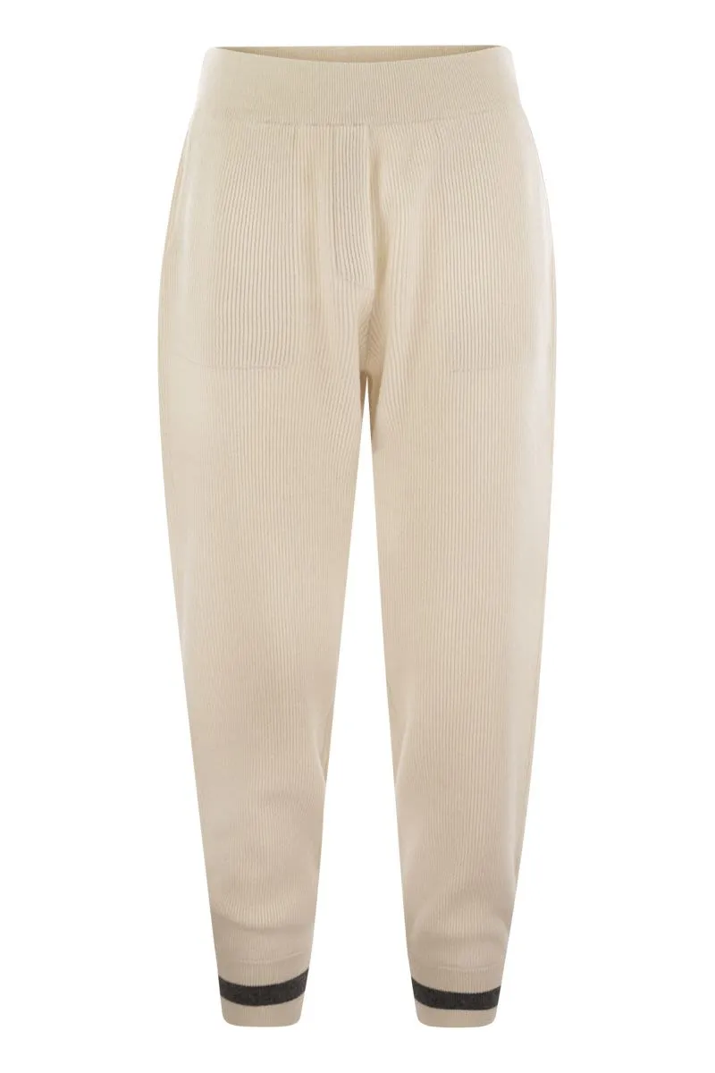 BRUNELLO CUCINELLI Luxury Cashmere Knit Sweatpants