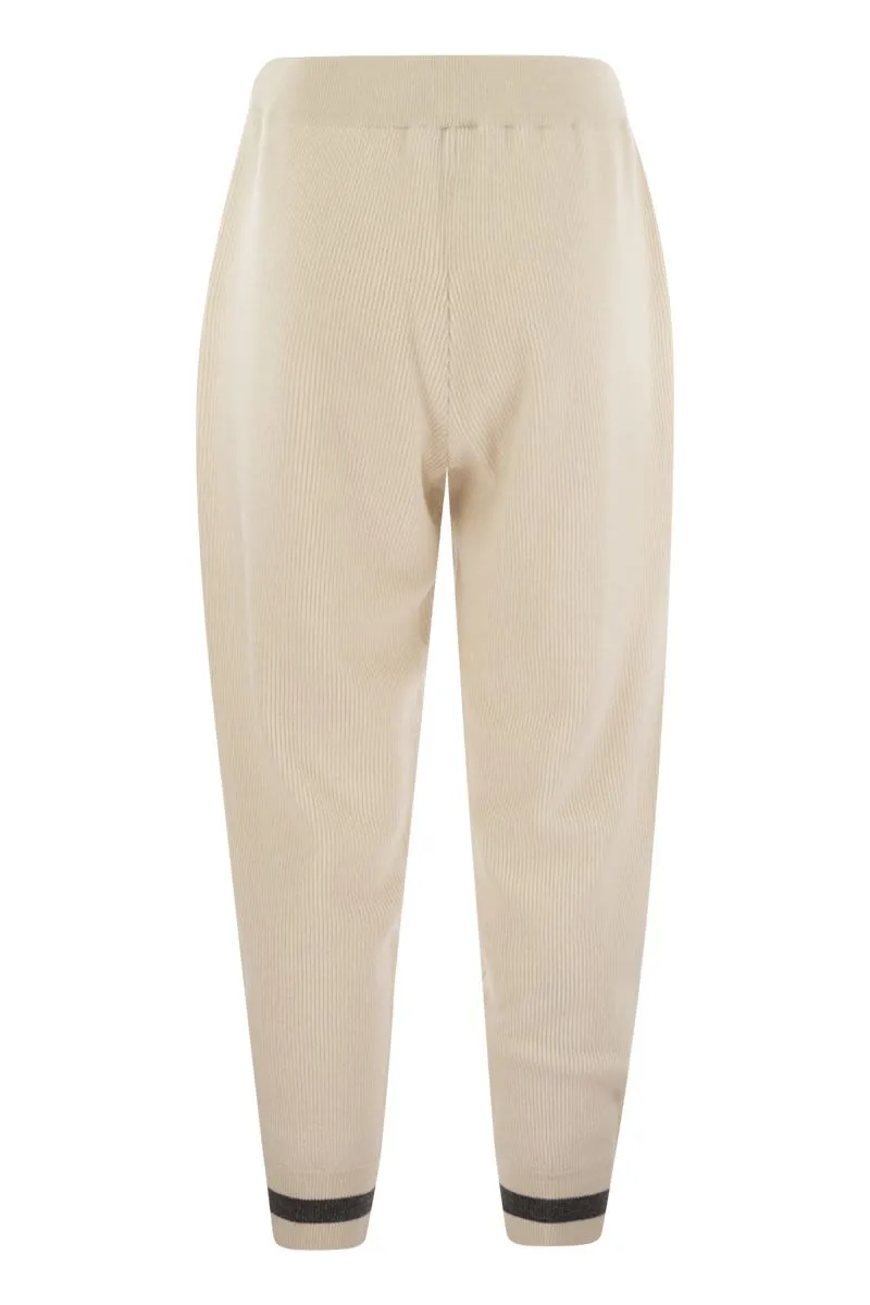 BRUNELLO CUCINELLI Luxury Cashmere Knit Sweatpants