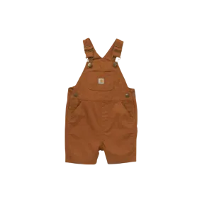 Carhartt Kid's Loose Fit Canvas Brown Shortall Overall