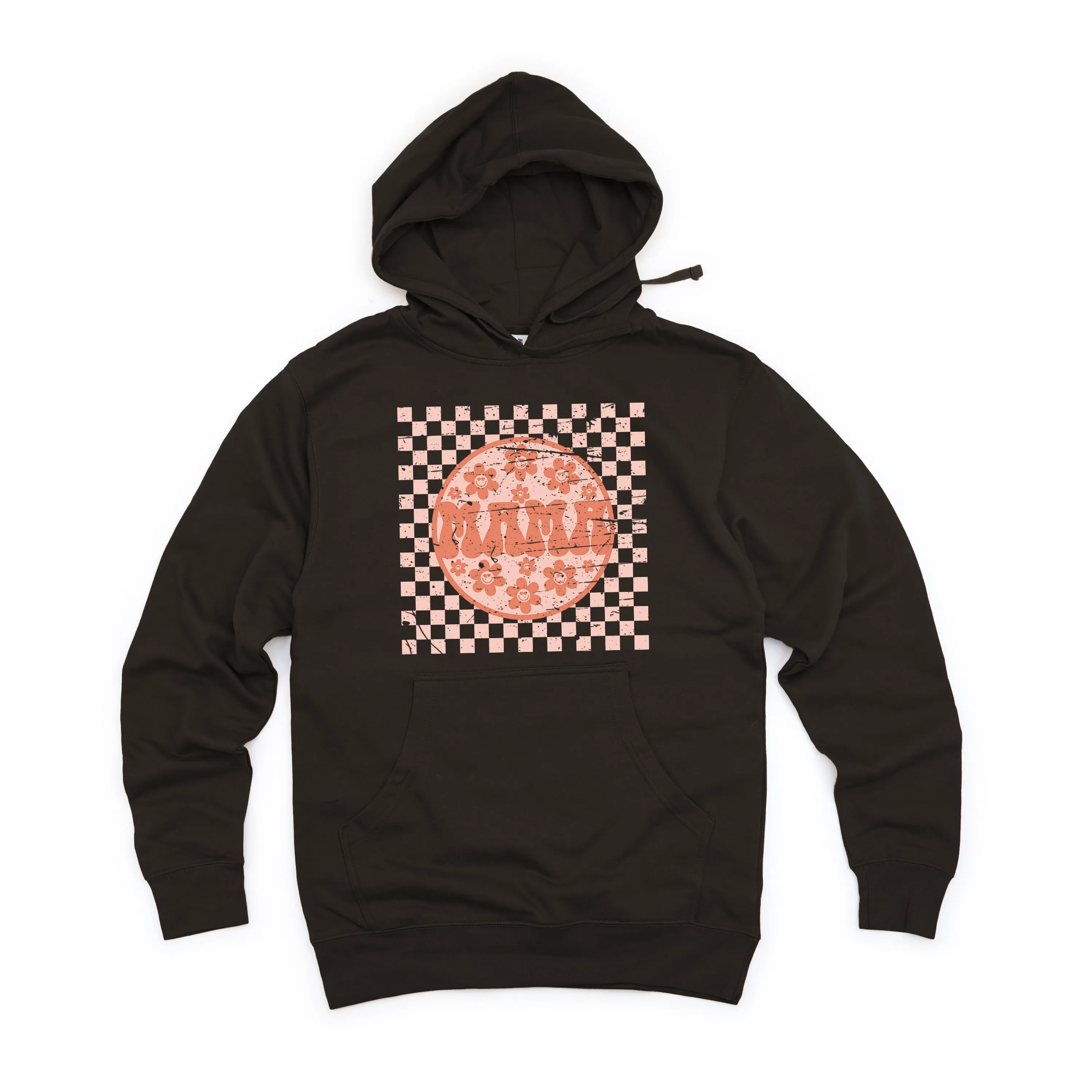 Checkered Mama Flowers | Hoodie Set