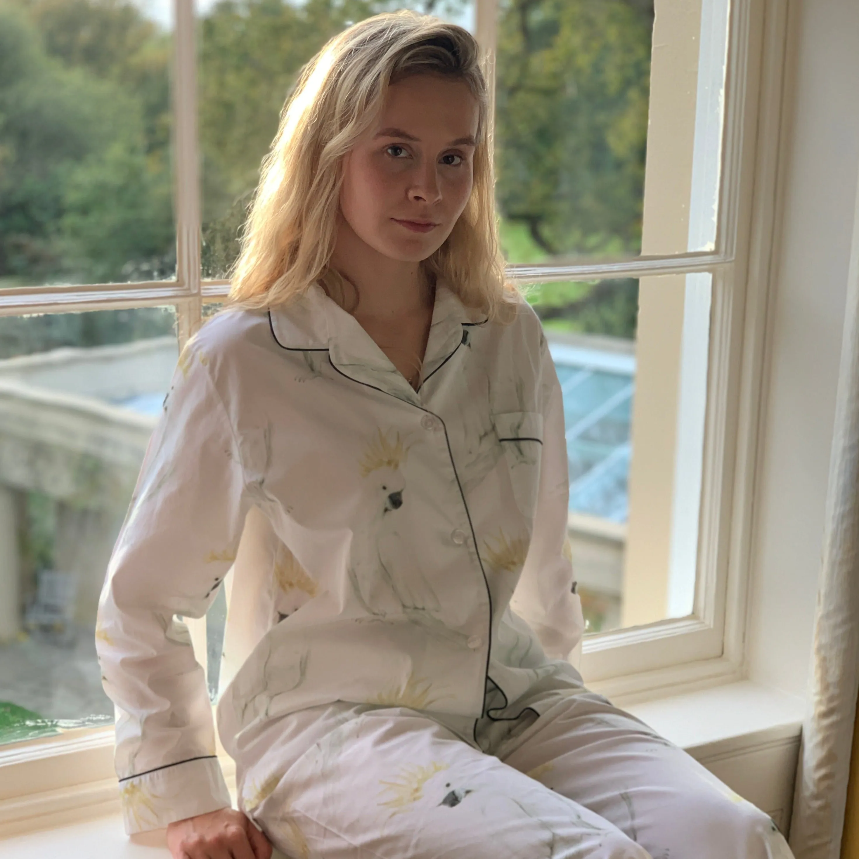 Cockatoo Print Pyjamas by Twenty Six Years