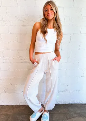 Coconut Relaxed Rib Pant