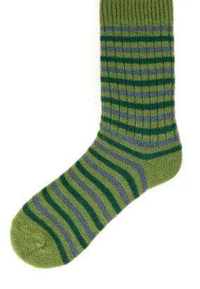 Connemara Socks - Merino Stripe Small