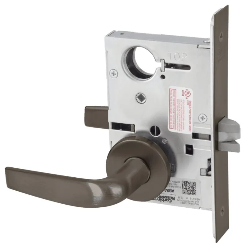 Corbin Russwin ML2010-CSA Passage or Closet Mortise Lock, Citation Lever, A Rose