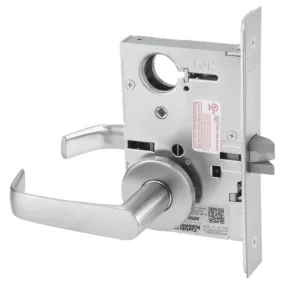 Corbin Russwin ML2010-NSA Passage or Closet Mortise Lock, Newport Lever, A Rose