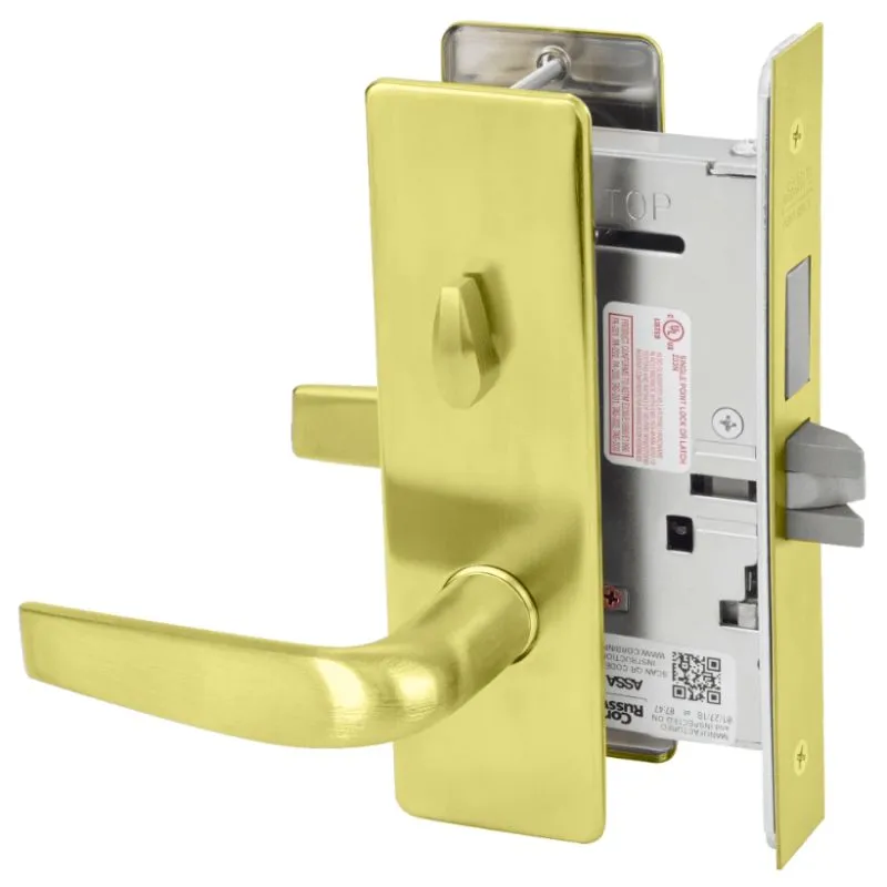 Corbin Russwin ML2030-CSM Privacy Bedroom or Bathroom Mortise Lock, Citation Lever, M Escutcheon