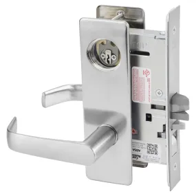 Corbin Russwin ML2051-NSM Entrance or Office Mortise Lock, Newport Lever, M Escutcheon